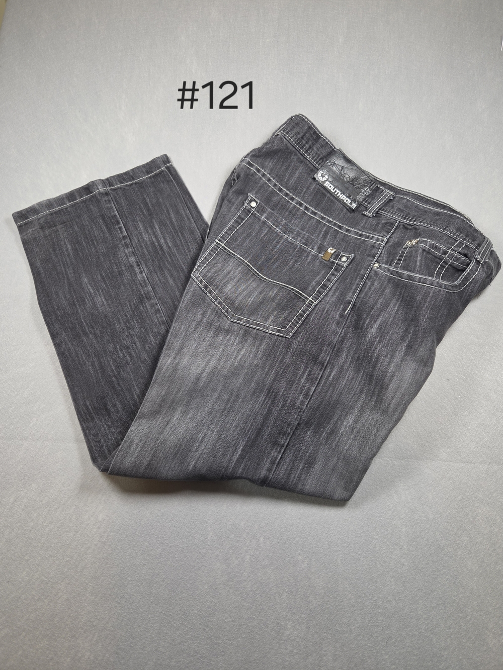 Vintage Y2K Southpole Black Wash Baggy Jeans - Size 36 (Style 4180)